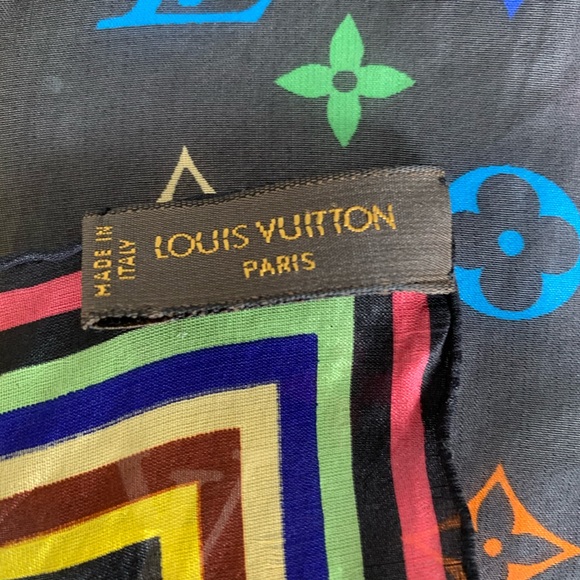 Louis Vuitton multicolor monogram bandana - Picture 3 of 16